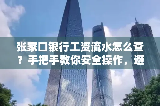 张家口银行工资流水怎么查？手把手教你安全操作，避开这些坑！
